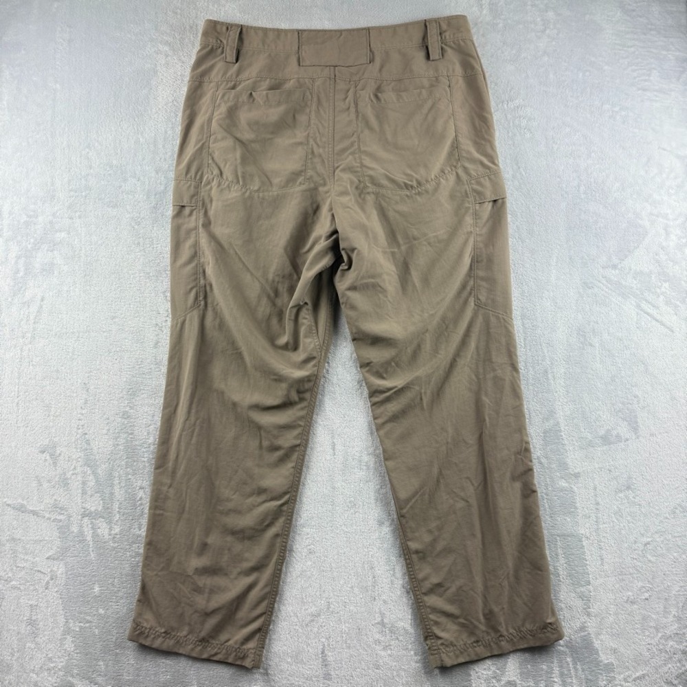 Duluth Trading Pants Mens 34x30 Beige Armachillo Cargo Hiking Outdoor Ripstop - Picture 3 of 10